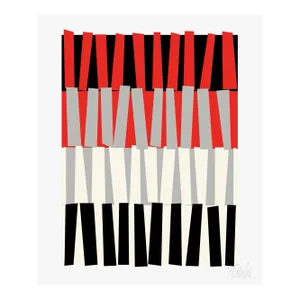 Color Rhythm Fine Art Print 20"x 24" by Liz Roache