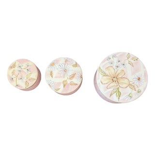 Vintage Tracy Porter Dream Delicious Hand Painted Jewelry Trinket Boxes - Set of 3 For Sale