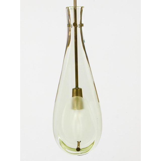 Gold Model 2259 Drop Pendant Lamp by Max Ingrand for Fontana Arte, Italy, 1960s For Sale - Image 8 of 18