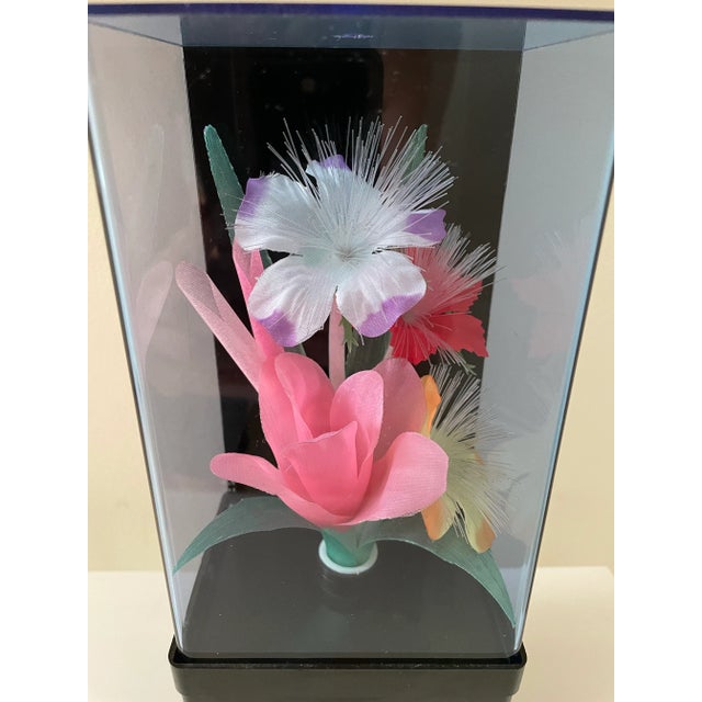 Plastic Vintage 1980s Fiber Optic Accent Lamp For Sale - Image 7 of 7