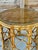 Mid-20th Century Coastal Refinished Tortoise Rattan Cane Drum Side Table For Sale - Image 9 of 11