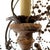 Antique French Painted Wooden Bead and Iron Chandelier - 8 Lights For Sale - Image 6 of 10
