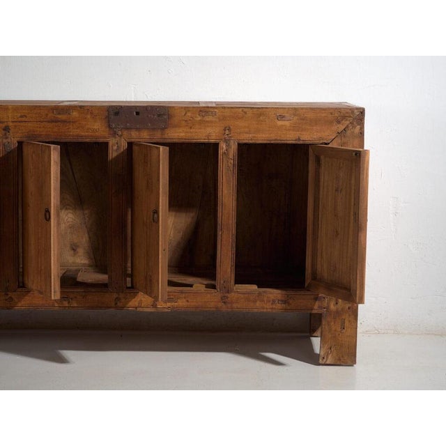 Antique Low Sideboard in Pine For Sale - Image 10 of 13