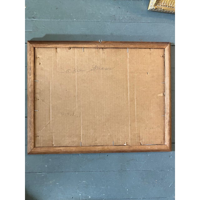 1950’s Original Paint by Number Dog Painting Saint Bernard Dogs Framed Chairish