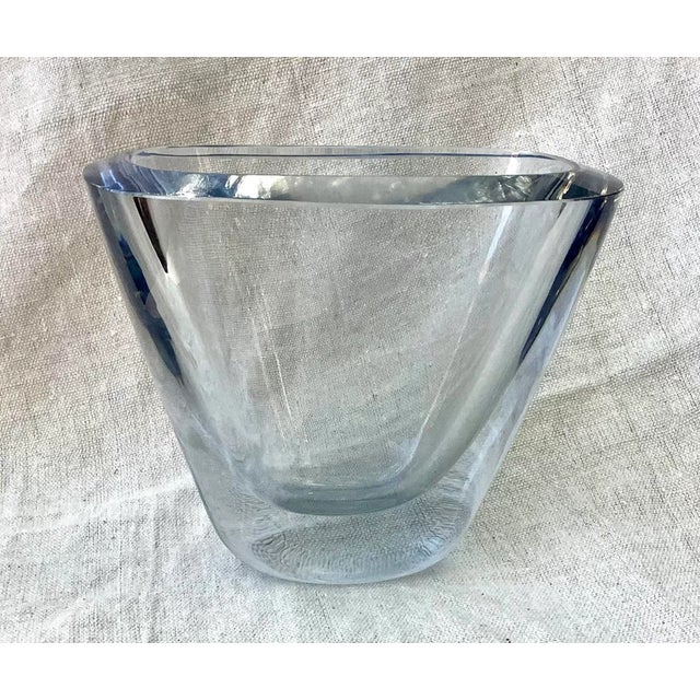 1950's Stromberg Swedish Crystal Vase For Sale - Image 10 of 10