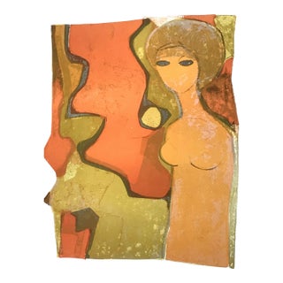 1969 Andre Minaux Original Lithograph V1-2 Mourlot For Sale