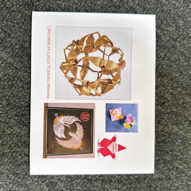 Paper Linda Tomoko Mihara Warm Golden Heart Original Sculpted Art, Signed For Sale - Image 7 of 11