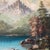 Mid 20th Century Painting on Canvas “Misty Mountain“ Signed Framed For Sale - Image 11 of 12