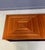 1970s Founders Mid-Century Modern Walnut Parquetry Coffee Table With Black Wood Base For Sale - Image 11 of 13