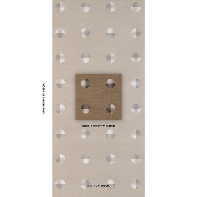 A soft yet contemporary design, Ando Hand-Blocked Sisal features a unique geometric pattern composed of bisected circles...