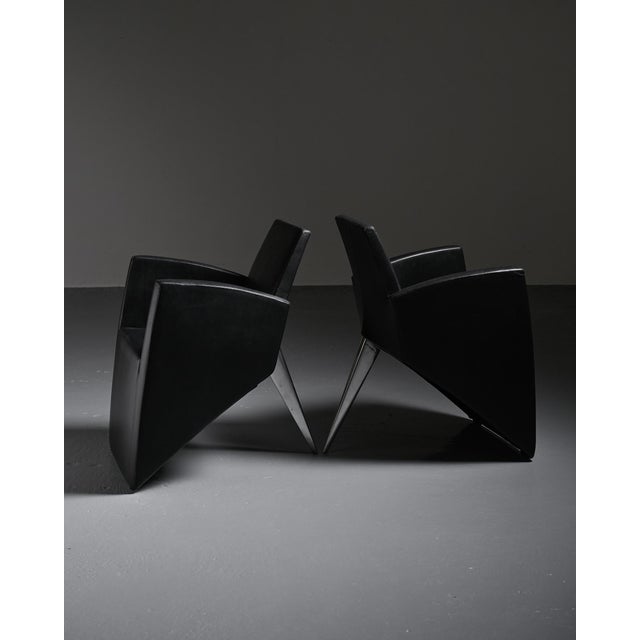 Driade J. Lang Armchairs by Philippe Starck for Driade, 1980s, Set of 2 For Sale - Image 4 of 18