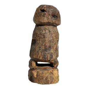 Vintage West African Carved Wood Togo Losso Figure Sculpture