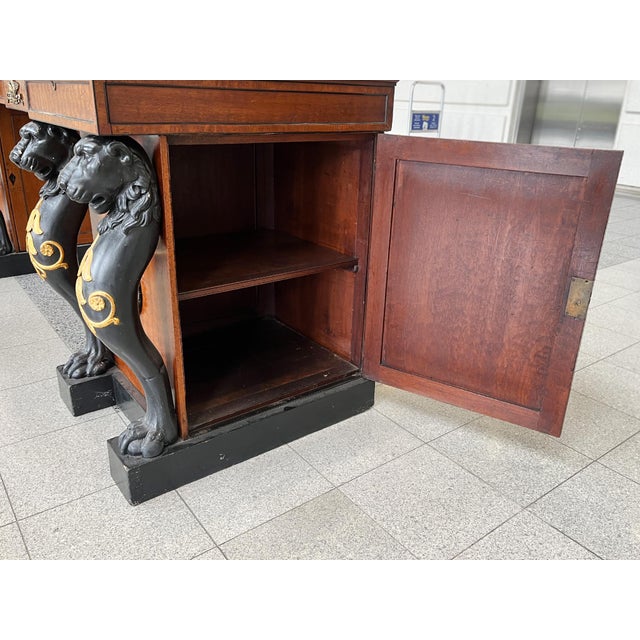 Early 19th Century Regency Mahogany Sideboard With Ebony Inlays For Sale - Image 15 of 18