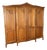 Vintage Louis XVI French Oak Four Door Carved Wardrobe For Sale