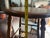 Vintage Early American Shaker Style Oak Wood Bar Stools. Set of 5 For Sale In Washington DC - Image 6 of 12
