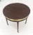 Widdicomb Round Brass Gallery Top Fluted Legs Lamp Side Table on Casters MINT For Sale - Image 12 of 13