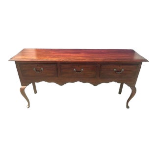 Drexel Heritage Cherry Wood Buffet Credenza - Vintage Late 20th Century For Sale