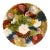 French Majolica Strawberries Plate Orchies, Circa 1890 For Sale
