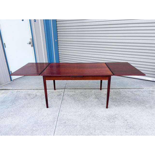1960s 1960s Danish Modern Teak Extendable Dining Table by Am Mobler For Sale - Image 5 of 12