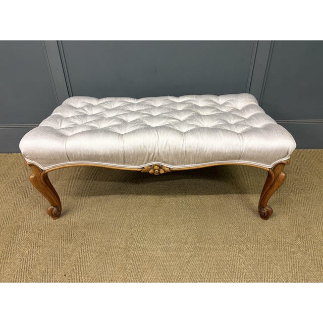 Brown Large Victorian Rosewood Stool, 1875 For Sale - Image 8 of 15