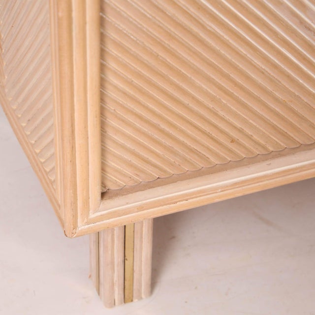 Rattan and Brass Sideboard, 1970s For Sale - Image 15 of 18
