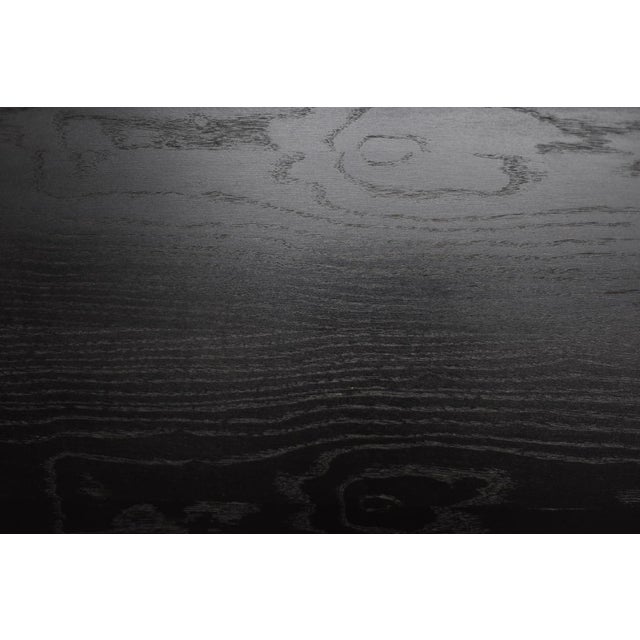 Mid-Century Modern Scandinavian Dark Oak Sideboard with Wooden & Metal Handles, 1960s For Sale - Image 6 of 18