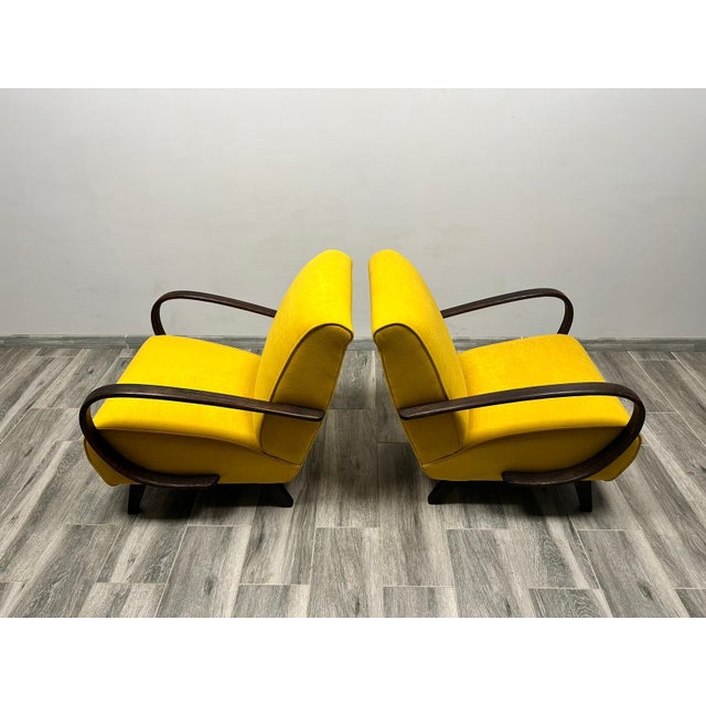 Set of Lounge Chairs by Jindrich Halabala, 1940s For Sale - Image 15 of 18