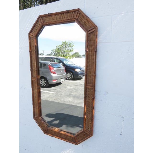 Hollywood Regency American of Martinsville Hollywood Regency Bathroom Wall Mirror a Pair 6451 For Sale - Image 3 of 11