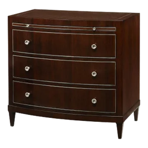 Mahogany With Polished Nickel Hardware Fielding Chest From the Madeline Stuart Collection