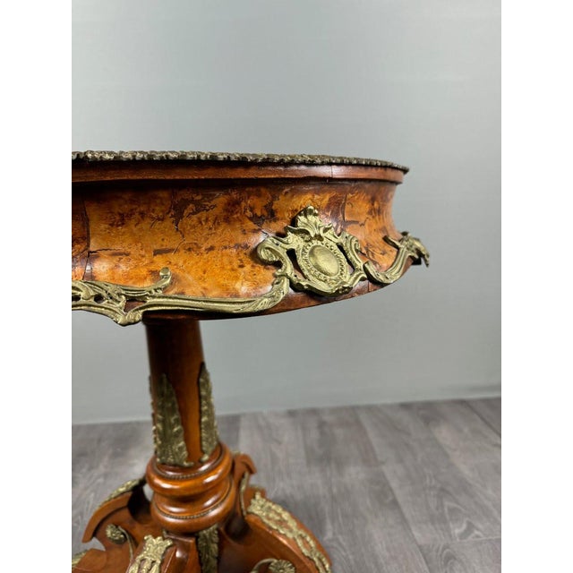 20th Century Louis XV Style Pedestal Table For Sale - Image 12 of 13