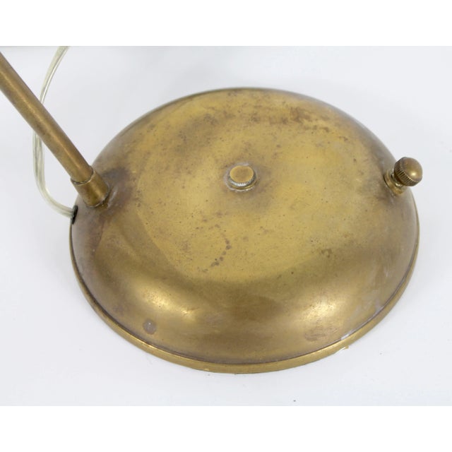 1960s Mid-Century Modern Italian Brass Desk Lamp For Sale - Image 4 of 5
