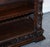 Antique Oak Greenman & Lionheads Dwarf Open Bookcase, 1880 For Sale - Image 5 of 17