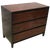 Mid-Century Modern Wood and Black Lacquer Chest, Commode For Sale