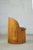 Brown Mid-Century Swedish Pine Stump Chair / Kubstol with Floral Upholstery, 1960s For Sale - Image 8 of 18