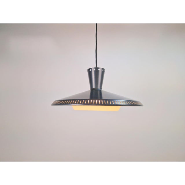 Vintage Pendant Light by Louis Kalff for Philips, 1960 For Sale - Image 3 of 12