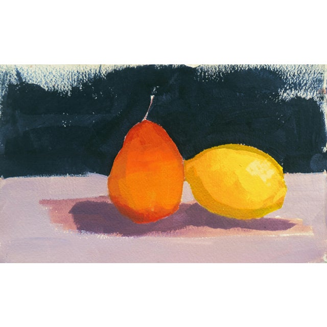 Paper 'Still Life of Lemon and Pear' by Elana Ryznar For Sale - Image 7 of 7