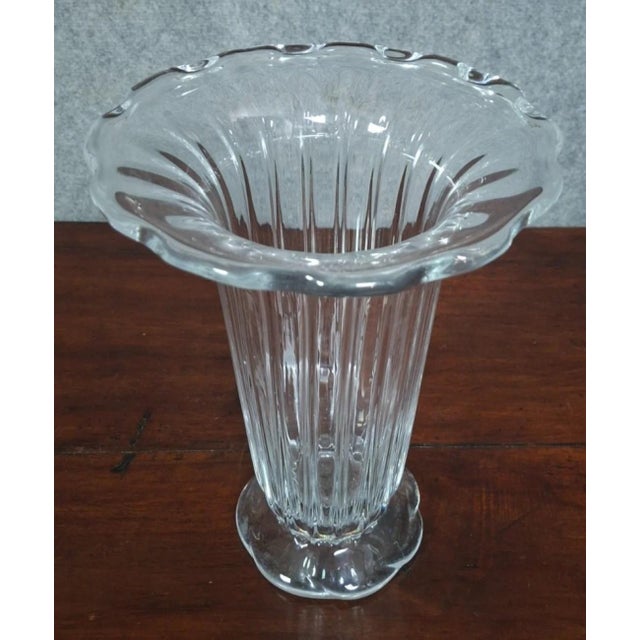 Crystal Vase from Daum, France For Sale - Image 3 of 7
