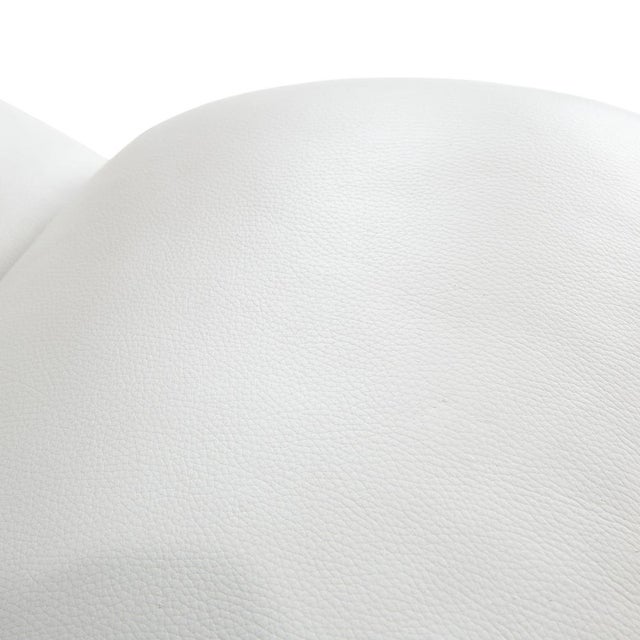 Cream Cream Leather Rossini Armchair with Manual Function from Koinor For Sale - Image 8 of 14