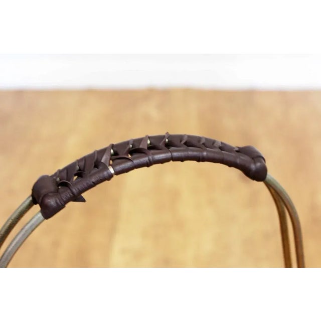 Metal Magazine Rack, France, 1950s For Sale - Image 6 of 11