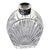 Topazia Crystal Whiskey Decanter Bottle Silver Collar W/ Stopper For Sale - Image 10 of 12
