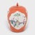 Chinese Chinese Persimmon Ovoid Ginger Jar With Cartouche Paintings, C. 1920 For Sale - Image 3 of 6
