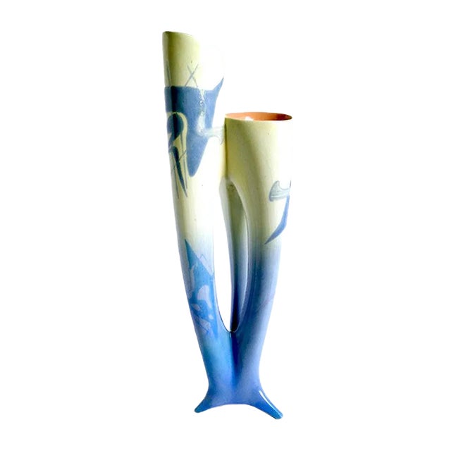 Mid-Century Italian Ceramic Vase by Donatella For Sale