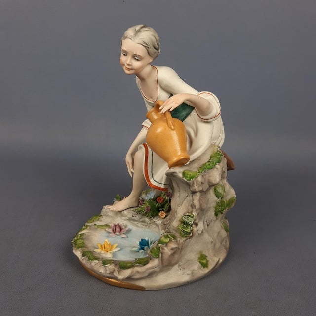 1970s Capodimonte Biscuit Sculpture by Nico Venzo, 1970s For Sale - Image 5 of 13