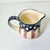 1980s Vintage Boho Chic Americana Stars & Stripes Sponge Style Patriotic Pitcher For Sale - Image 4 of 11