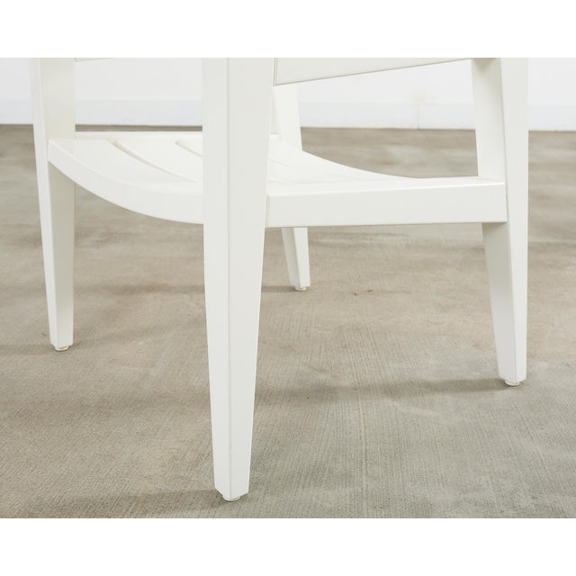 Set of Twelve Angela Adams for Weatherend Yacht Garden Dining Chairs For Sale - Image 10 of 12