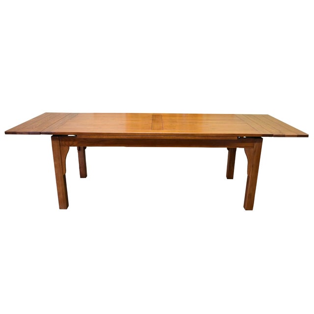 Wood Mission Stow Leaf Dining Table - Light Oak For Sale - Image 7 of 9