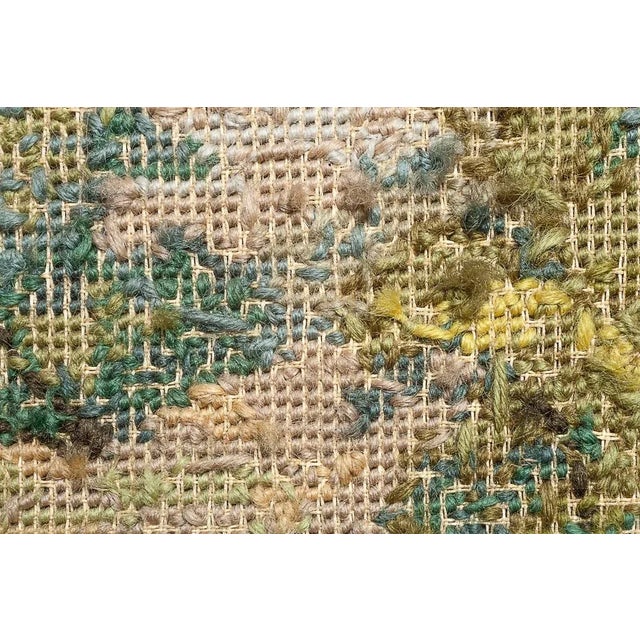 Wood Galante Scene Tapestry, 1940s For Sale - Image 7 of 9