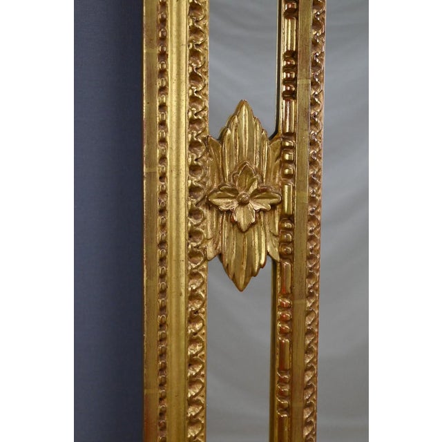 Large Mid-Century Louis XVI Style Mirror with Parcloses, 1950s For Sale - Image 6 of 13