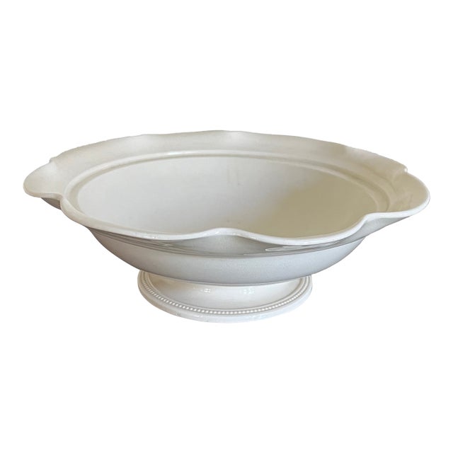 Antique 19th Century Wedgwood Creamware Centerpiece Bowl Circa 1879 For Sale