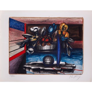 Franz Priking, Nature morte à la sphère, Lithograph For Sale